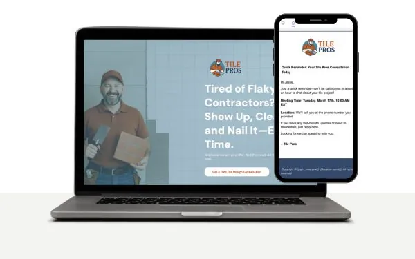 Home Services &mdash; Website + Local SEO